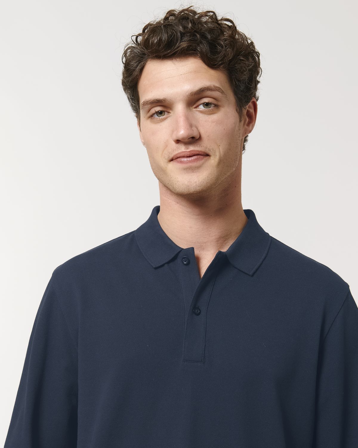 Prime Long Sleeve PoloFrench Navy